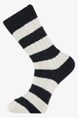 Black And White Striped Socks - Black And White Wool Socks #3223674