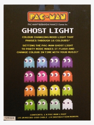 1 Of - Paladone Pacman Ghost Colorful Usb Light Lamp #3223703