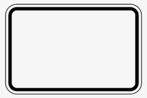 Road Sign Frame, Black & White, Horizontal, Empty, - Android Phone Frame Png Hd #3223741