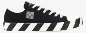 Off-white Low Striped Sneakers - Off White Sneakers Striped Sole Tennis #3224046