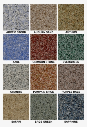 Quartz Epoxy Flooring Color Chart - Color - Free Transparent PNG ...