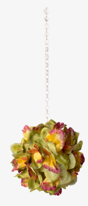 Orchid Hanging Flower Ball - Artificial Flower #3225580