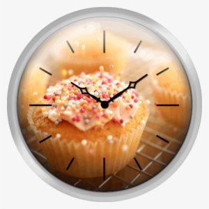 Sprinkles Falling On Frosted Cupcake #3226300 Sprinkles Falling On Frosted Cupcake #3226300