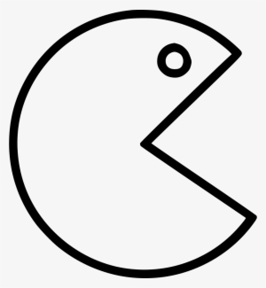 Character Computer Pacman Play Fun Entertainment Comments - Pac Man Drawing Png #3226305