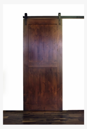 Krosswood Knotty Alder 2 Panel Solid Wood Core Interior - Interior Barn Door Png #3226512