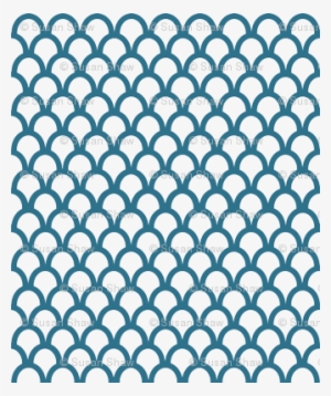 Sea Scallops - Scalamandre Pomfret Aqua On Beige Fabric - 26692-009 #3226600