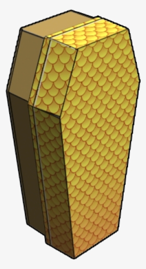 3dcoffin Model Image Fishscales Clear Bkgnd - Wood #3226627