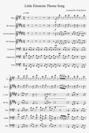 Little Einsteins Theme Song Sheet Music Composed By - Andro Noten #3227223