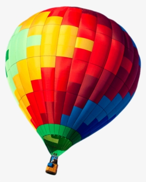 The Night Glows - Colorful Hot Air Balloon Png #3227498
