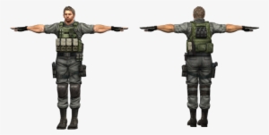 Download Zip Archive - Chris Redfield Model Sheet #3227500