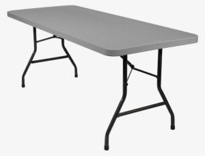 6 Foot Banquet Plastic Blow Mold Folding Table, Grey - Blow Molding Table Transparent #3227546