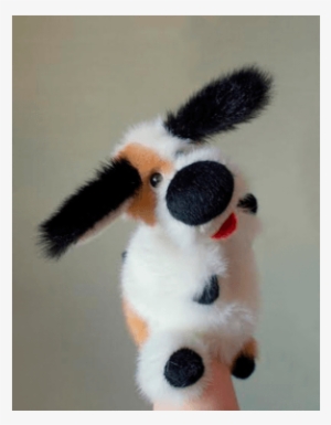 Handmade Soft Glove Dog Faux Fur Toys Puppets Theater - Toy #3227899