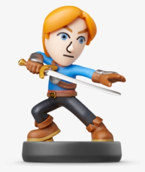 Mii Swordfighter Amiibo Figure - Mii Sword Fighter Amiibo #3227995