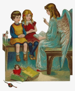 Angel Angelology Children Boy Girl 1347118 - Boy Angel With Girl #3228091