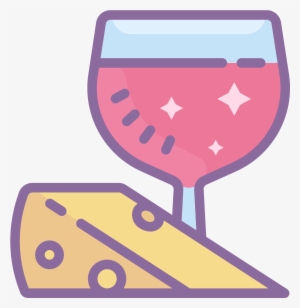 Food And Wine Icon - Food Icon Png Pink #3228147
