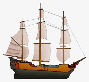 Large Pirate Ship Image - Pirate Ship Boat Sprite #3228955