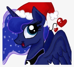 Kittenlollipop, Christmas, Happy, Hat, Head, Heart, - My Little Pony Christmas Luna #3229637
