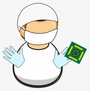 Lab Worker Vector Clipart Image Free Stock Photo Public - Clip Art #3229804