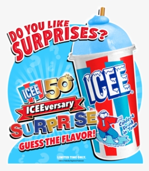 Icee Squeeze Candy, 2.1 Oz Each, 72 Total #3230479