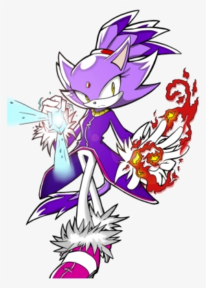 Snowflake Colored Clipart Purple - Blaze The Cat Con Movimiento #3230774