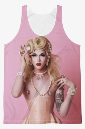 Pearl Pink Photo Sublimated Tank Top - Drag Queen Named Pearl #3230792