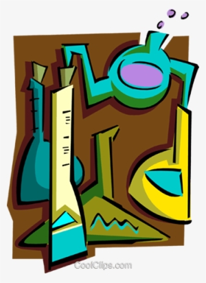 Science Beakers Design Royalty Free Vector Clip Art #3231614