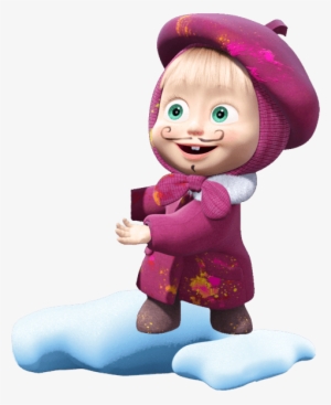 Imágenes De Masha Y El Oso Con Fondo Transparente, - Masha Y El Oso Pintando #3231991