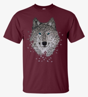 Vector Wolf T Shirt Gildan Ultra Cotton T-shirt - Shirt #3232040