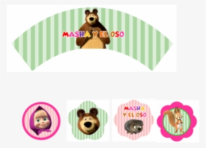 Kit Imprimible Masha Y El Oso 2017,invitación,tarjetas - Wrappers De Princesa Sofia #3232403