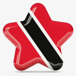 Illustration Of Flag Of Trinidad And Tobago - Puerto Rico Flag Star #3232486