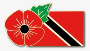 Image Of Trinidad & Tobago Fmn Poppy/flag Combo Medal - Millimetre #3232731
