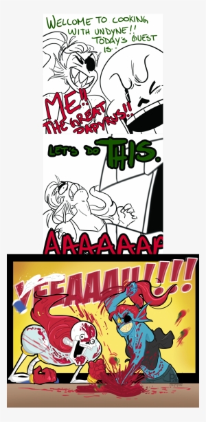 Wellome To Lookin Is- Let's Do Demon - Cooking With Undyne Meme #3232770