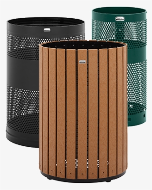 Choose Between 3 Styles - Rubbermaid Commercial Fgh55c Refuse Container #3233383