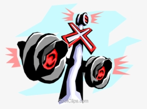 Railway Crossing Royalty Free Vector Clip Art Illustration - Garden Roses #3233670