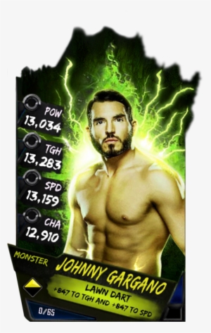 Supercard Johnnygargano S3 Hardened Fusion 10606 - Wwe Supercard Monster Cards #3233804
