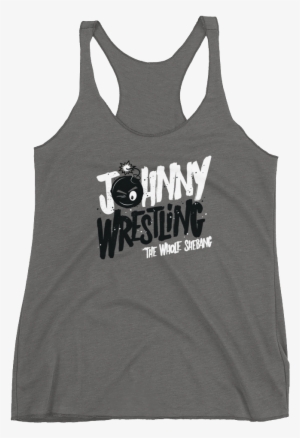 Johnny Gargano "johnny Wrestling" Women's Racerback - Wwe Nxt Johnny Gargano Johnny Wrestling The Whole Shebang #3233830