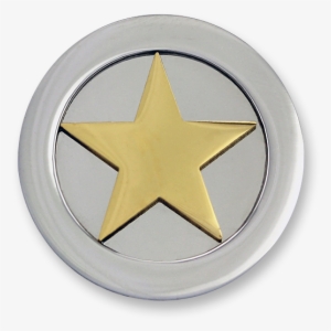 3d Star Stainless Steel Gold Plated - Mi Moneda 3d-st-02 3d Star Goldplated Munt #3234855