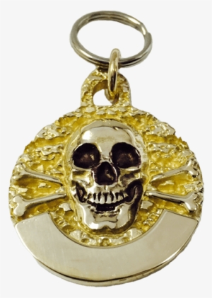 Large Bronze Skull & Cross Bone Tag - Shop Silver Bones #3235266