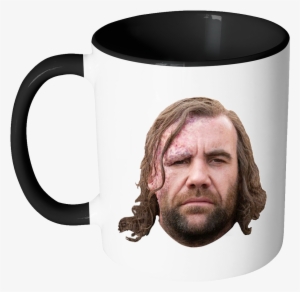 Ron Swanson Mean Mug Coffee Png Adam Levine Mug - Hound Game Of Thrones #3235392