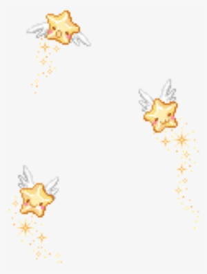 Freetoedit Cute Kawaii Pixel Pastel Star - Pastel Yellow Aesthetic Pixel Art #3235422