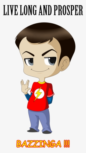 Bazinga - Sheldon Cooper Chibi #3235602