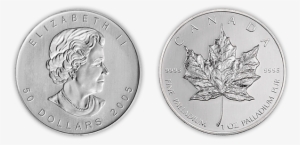 Palladium Canadian Maple Leafs - Wiener Philharmoniker Silver Coin #3235686