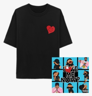 "love Me Now" Black T-shirt Digital - Love Me Now? #3235909