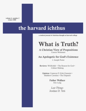 Please Click Here For A Pdf Version Of This Issue - The Harvard Ichthus #3236082