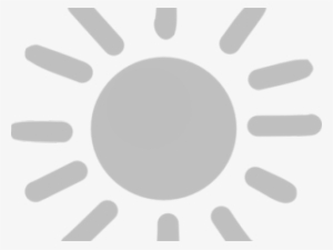 Grey Sun Cliparts - Sun Rain Weather Symbol #3236174