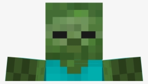 Caixa De Spawn Minecraft Zombie Head Minecraft - Transparent Background Minecraft Png #3236534