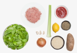 Turkey Meatloaf With Roasted Potatoes And Spinach - Meatloaf #3236993