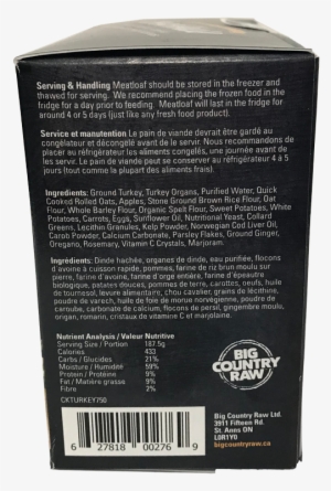 Cookhouse Turkey Meatloaf - Chicken As Food #3237523