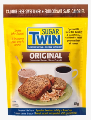 Original Granulated Brown Pouch - Sugar Twin Granulated Brown Sweetener 50 G #3237768