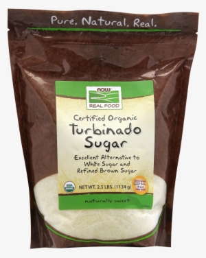 Turbinado Sugar, Organic - Erythritol Now Foods 2.5 Lbs #3238084